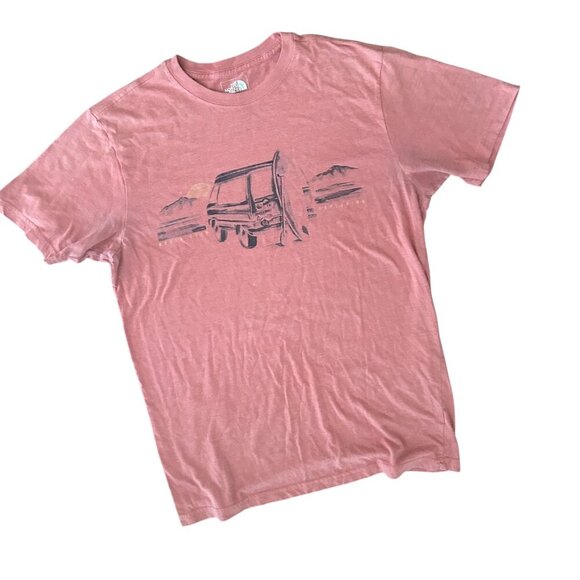 The North Face Mens Size Medium Slim Fit Burnout Red Paddleboard Gorpcore - Picture 1 of 12